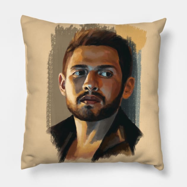 Diego Hargreeves - Umbrella Academy Pillow by brainbag