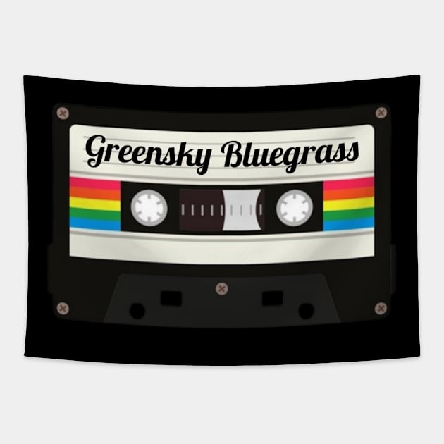 Greensky Bluegrass / Cassette Tape Style Tapestry by GengluStore