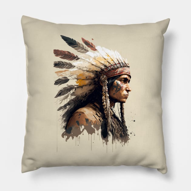 Brave Warrior Pillow by Abili-Tees