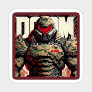 Doom Guy Dom Magnet