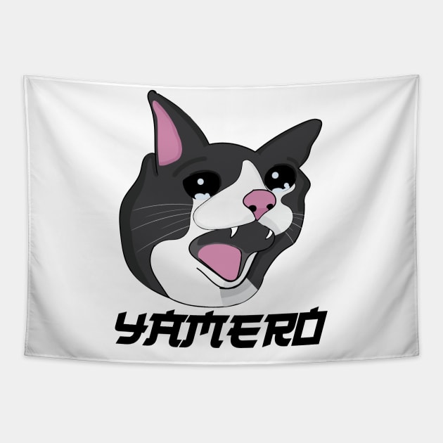 Yamete Kudasai Meme Crying Screaming Cat Yamero Japanese - Cat Memes -  Tapestry