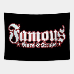 Famous Stars and Straps Logo Tapestry