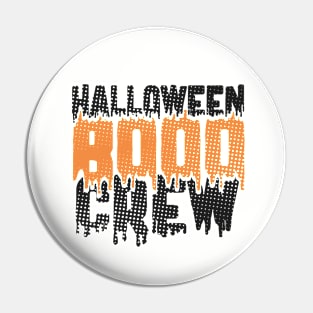 Halloween Booo Crew Pin