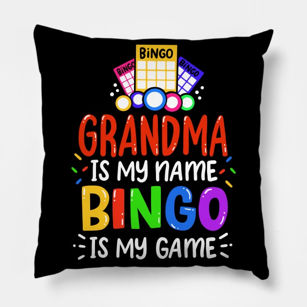 Bingo Grandma Bingo Player Pillow by CreativeGiftShop