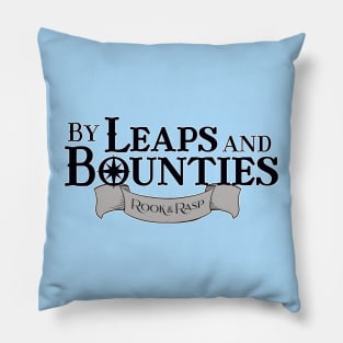 By Leaps and Bounties (Black) Pillow