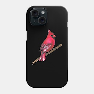 A Northern cardinal watercolor Phone Case