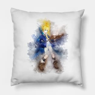 Mika - Genshin Impact (Watercolor) Pillow