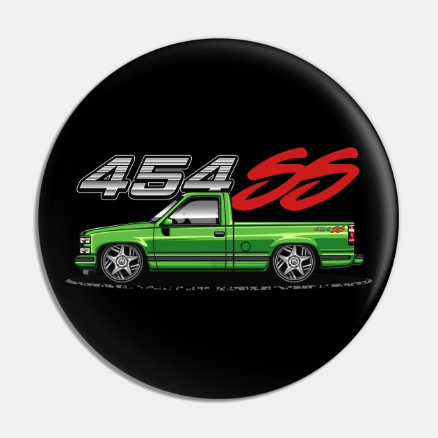 Chevy 454 SS Pickup Truck (Apple Green) Pin by Jiooji Project