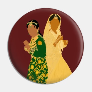 Ria and Lena - Polite Society Pin