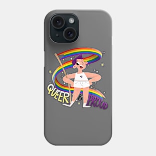 Queer & Proud - Asex heart Phone Case