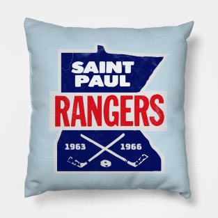 Defunct St. Paul Rangers Hockey Pillow