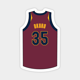 Isaac Okoro Cleveland Jersey Qiangy Magnet