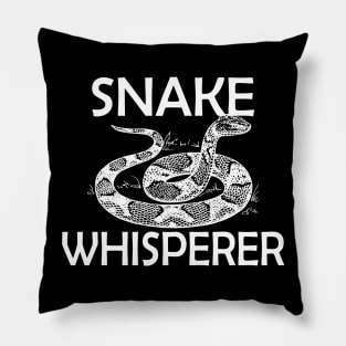 Snake Whisperer Pillow
