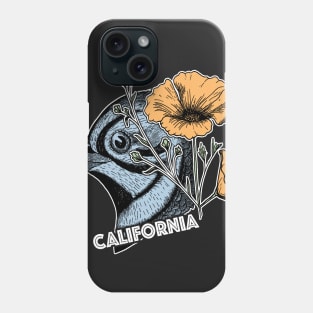 California State Bird and Flower Phone Case