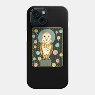 MID CENTURY GOTHIC Barn Owl Phone Case