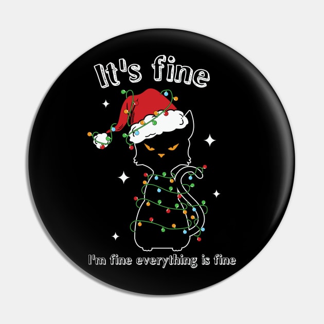 It's Fine I'm Fine Everything Is Fine Pin by MZeeDesigns