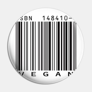 Vegan Barcode Pin