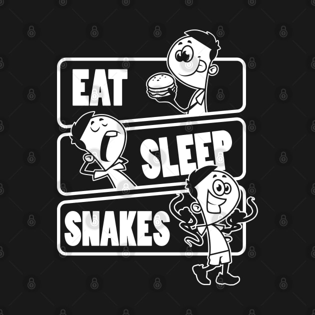 Eat Sleep Snakes - Snake Animal Nature Lovers Gift graphic by theodoros20