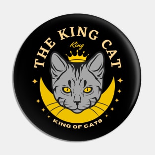 The King of cats Pin
