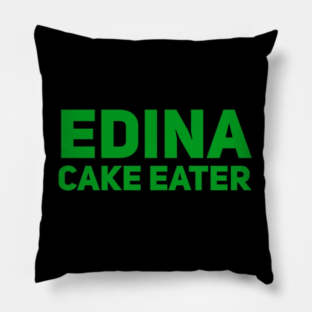 Edina Cake Eater Pillow by EdenPrairiePixels