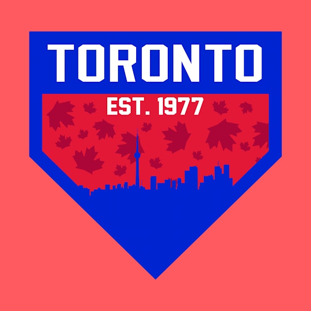 Toronto Home Plate Skyline by CasualGraphic