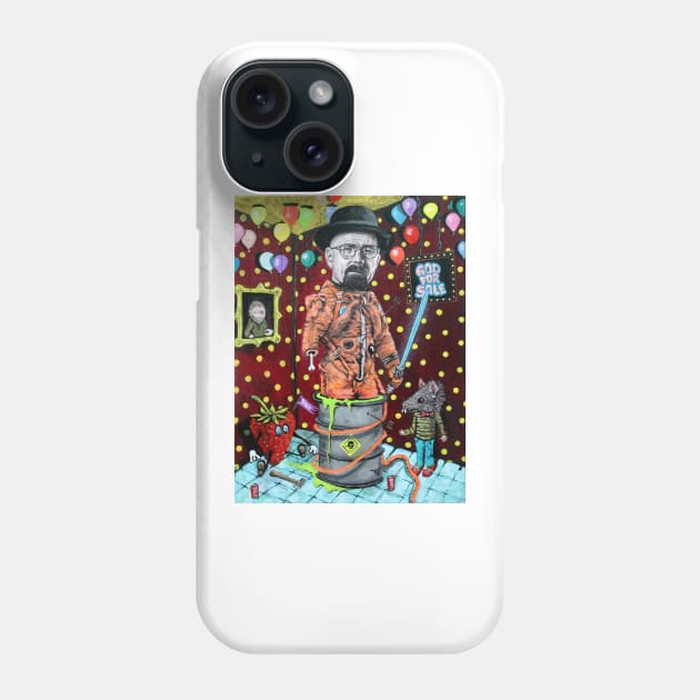 God for Sale | Your memories are Lies | original painting by tyler tilley Phone Case by Tiger Picasso