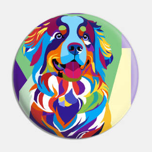 Dog Animals pop art Pin