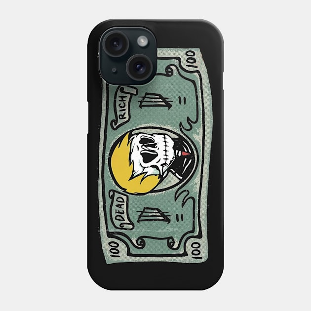 Dollar is skull Phone Case by tongkosongs