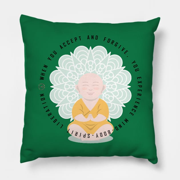 Accept Liberation Pillow by ShineYourLight