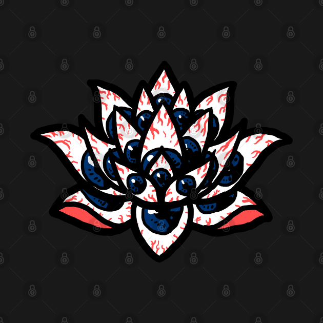 All-seeing Lotus flower by jonah block