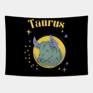 Taurus Astrology Zodiac Sign Tapestry