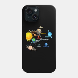 Solar System Planets Astronomy Space Science Girls Boys Phone Case