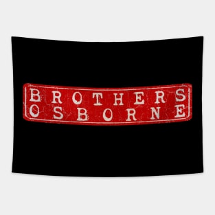 vintage retro plate Brothers Osborne Tapestry