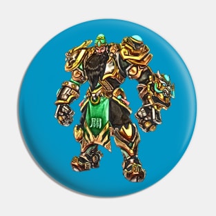 Overwatch Reinhardt Guan Yu Skin Pin