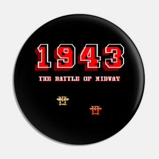 Mod.1 Arcade 1943 The Battle of Midway Flight Fighter Video Game Pin