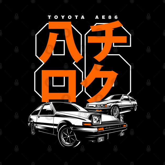 HACHIROKU - Toyota AE86 by rizadeli