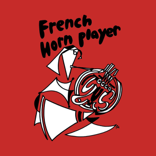 French Horn Player (Female) by Pollux T-Shirt