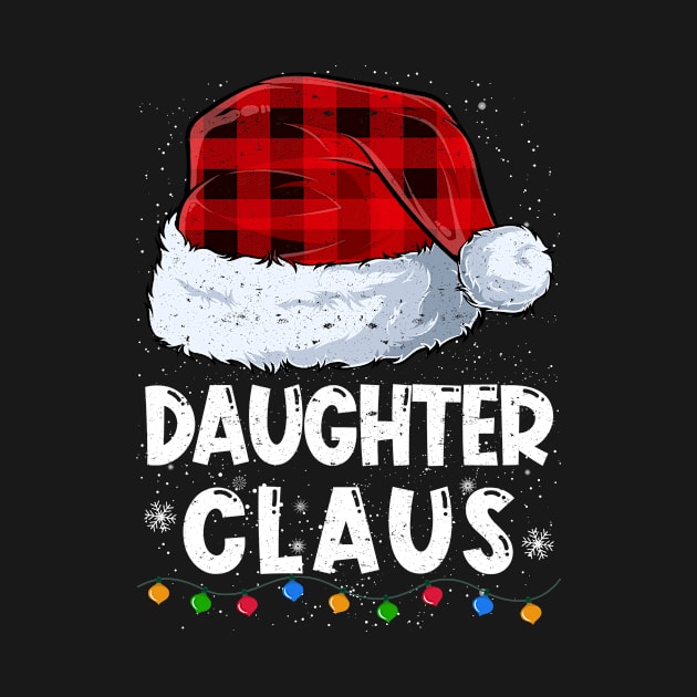 Daughter Claus Red Plaid Christmas Santa Family Matching Pajama by tabaojohnny