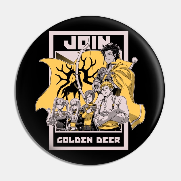 Join Golden Dear Pin by CoinboxTees