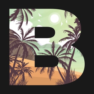 Beach letter B T-Shirt