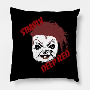 Simply Deep Red Pillow