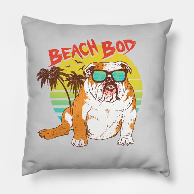 Beach Bod Pillow by Hillary White Rabbit