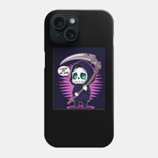 i hate my job Phone Case