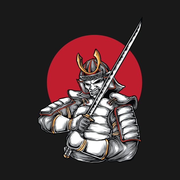 Samurai Warrior Hero by Printaha