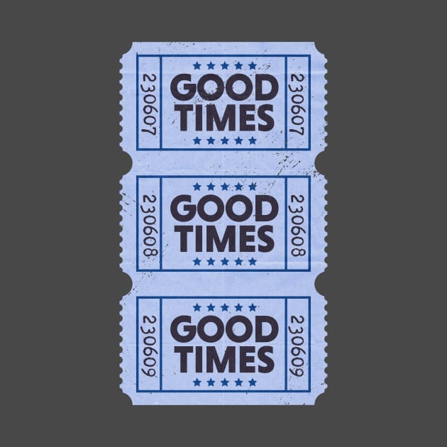 Vintage Good Times Tickets // Celebrate the Good Times by Now Boarding