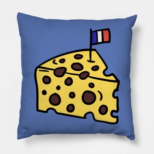 French Cheese Drawing Pillow