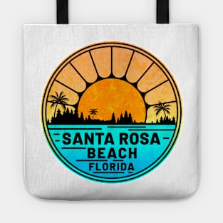 Santa Rosa Beach Florida Palms Panhandle Emerald Coast 30A Tote