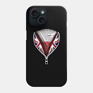 Polish Flag  Poland Flag zipped British Flag - Gift for Polish From Poland Phone Case