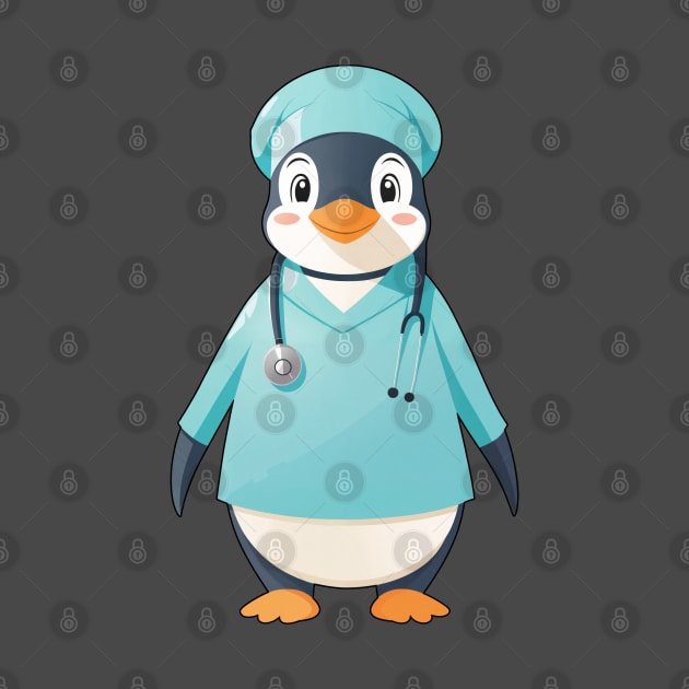 Nurse Penguin by Manzo Carey