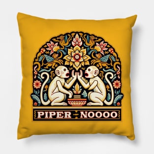 White Lotus Piper No Tapestry Pillow